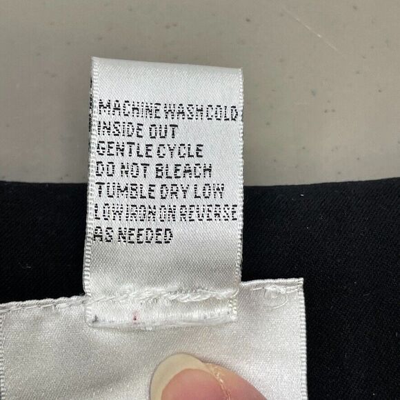 Teddi Womens 80's Vintage Black Floral Embroidered Full‎ Zip Jacket Size L - Picture 8 of 9